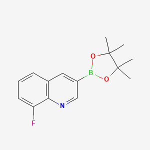 8-Fluoro-3-(tetramethyl-1,3,2-dioxaborolan-2-yl)quinoline