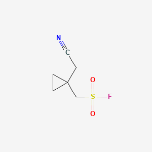 [1-(Cyanomethyl)cyclopropyl]methanesulfonyl fluoride