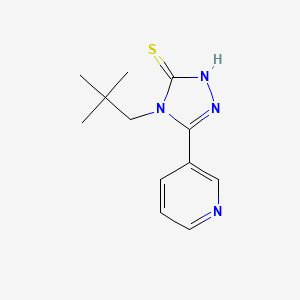 4-Neopentyl-5-(pyridin-3-yl)-4h-1,2,4-triazole-3-thiol