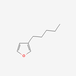 molecular formula C9H14O B1363168 3-戊基呋喃 CAS No. 6177-84-0