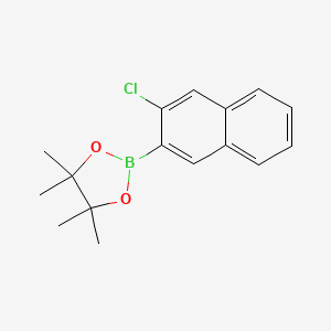 2-(3-Chloronaphthalen-2-yl)-4,4,5,5-tetramethyl-1,3,2-dioxaborolane