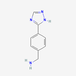 (4-(1h-1,2,4-Triazol-3-yl)phenyl)methanamine