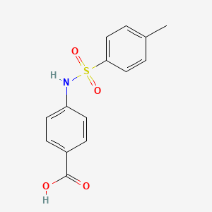 molecular formula C14H13NO4S B1363175 4-{[(4-Methylphenyl)sulfonyl]amino}benzoic acid CAS No. 37028-85-6