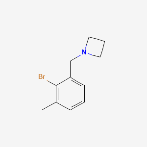 1-(2-Bromo-3-methylbenzyl)azetidine