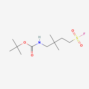 tert-butylN-[4-(fluorosulfonyl)-2,2-dimethylbutyl]carbamate