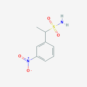 1-(3-Nitrophenyl)ethane-1-sulfonamide