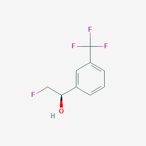 (1r)-2-Fluoro-1-[3-(trifluoromethyl)phenyl]ethan-1-ol