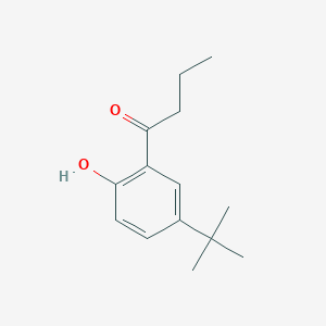 molecular formula C14H20O2 B13631920 1-(5-(Tert-butyl)-2-hydroxyphenyl)butan-1-one 