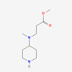 Methyl 3-(methyl(piperidin-4-yl)amino)propanoate