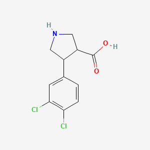 4-(3,4-Dichlorophenyl)pyrrolidine-3-carboxylic acid