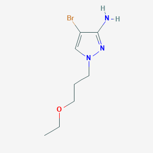 4-Bromo-1-(3-ethoxypropyl)-1h-pyrazol-3-amine