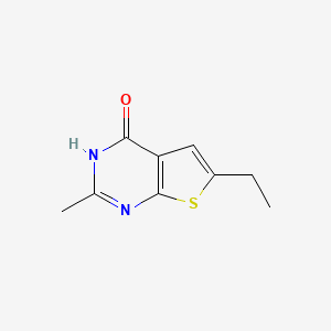 6-Ethyl-2-methyl-3h,4h-thieno[2,3-d]pyrimidin-4-one