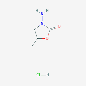 3-Amino-5-methyl-1,3-oxazolidin-2-one hydrochloride