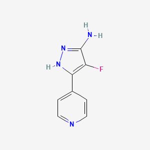 4-fluoro-5-(4-pyridinyl)-1H-Pyrazol-3-amine