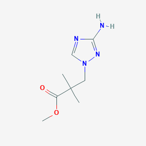 Methyl 3-(3-amino-1h-1,2,4-triazol-1-yl)-2,2-dimethylpropanoate