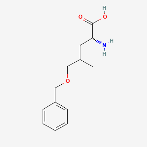 molecular formula C13H19NO3 B13632170 5-(Benzyloxy)-D-Leucine 