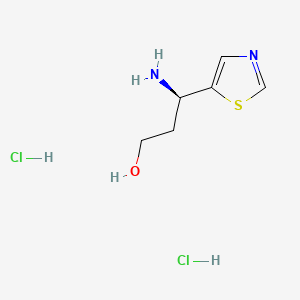 (3R)-3-amino-3-(1,3-thiazol-5-yl)propan-1-oldihydrochloride