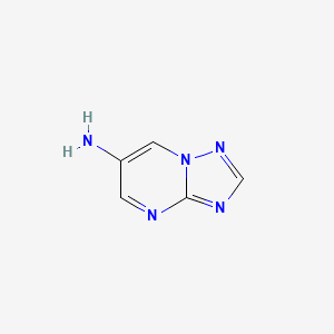 molecular formula C5H5N5 B13632222 [1,2,4]Triazolo[1,5-a]pyrimidin-6-amine 