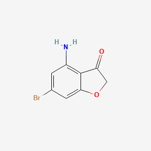 4-Amino-6-bromo-2,3-dihydro-1-benzofuran-3-one