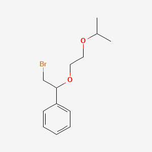 molecular formula C13H19BrO2 B13632350 (2-Bromo-1-(2-isopropoxyethoxy)ethyl)benzene 