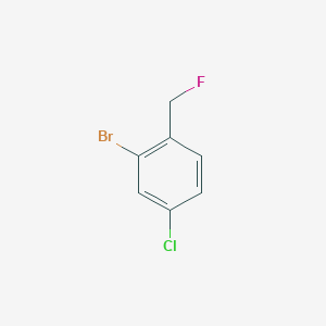 2-Bromo-4-chloro-1-(fluoromethyl)benzene