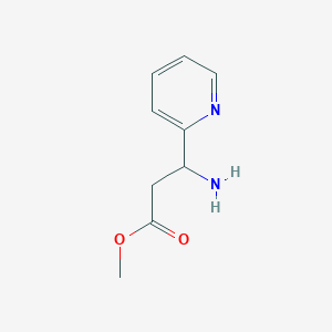 Methyl 3-amino-3-(pyridin-2-yl)propanoate