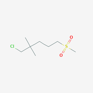 1-Chloro-2,2-dimethyl-5-(methylsulfonyl)pentane