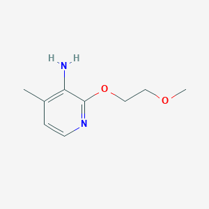 2-(2-Methoxyethoxy)-4-methyl-3-pyridinamine