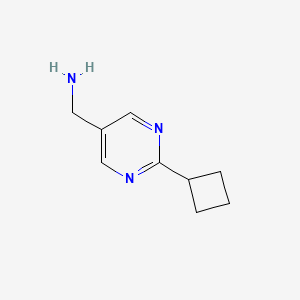 (2-Cyclobutylpyrimidin-5-yl)methanamine