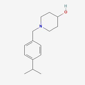 molecular formula C15H23NO B1363251 1-{[4-(Propan-2-yl)phenyl]methyl}piperidin-4-ol 