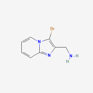 (3-Bromoimidazo[1,2-a]pyridin-2-yl)methanamine