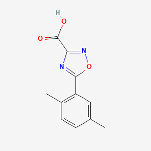 molecular formula C11H10N2O3 B13632639 5-(2,5-Dimethylphenyl)-1,2,4-oxadiazole-3-carboxylic acid 