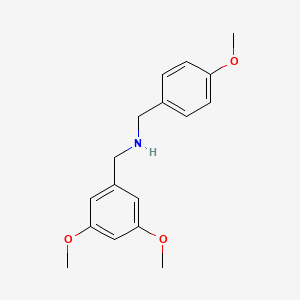 molecular formula C17H21NO3 B1363265 (3,5-二甲氧基-苄基)-(4-甲氧基-苄基)-胺 CAS No. 356093-54-4