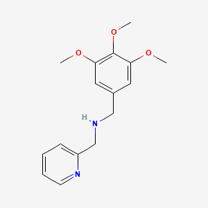 molecular formula C16H20N2O3 B1363269 (吡啶-2-基甲基)(3,4,5-三甲氧基苄基)胺 CAS No. 331970-80-0