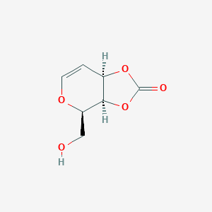B136327 D-Galactal cyclic 3,4-carbonate CAS No. 149847-26-7