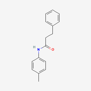 molecular formula C16H17NO B1363273 N-(4-methylphenyl)-3-phenylpropanamide CAS No. 71231-25-9