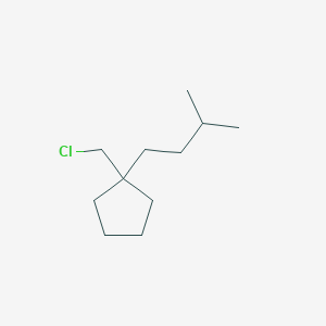 1-(Chloromethyl)-1-isopentylcyclopentane