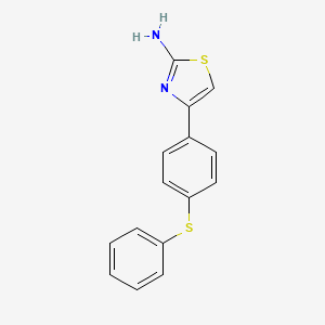 4-(4-Phenylsulfanylphenyl)-thiazol-2-ylamine