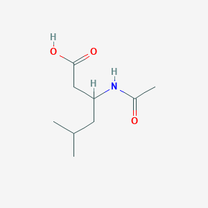 3-Acetamido-5-methylhexanoic acid