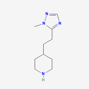 4-(2-(1-Methyl-1h-1,2,4-triazol-5-yl)ethyl)piperidine