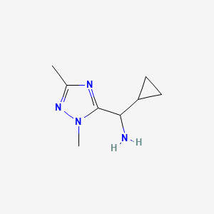 Cyclopropyl(1,3-dimethyl-1h-1,2,4-triazol-5-yl)methanamine