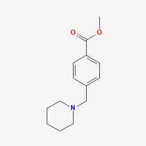 molecular formula C14H19NO2 B1363278 Methyl 4-(piperidin-1-ylmethyl)benzoate CAS No. 68453-37-2