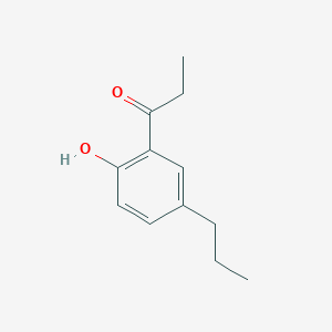 1-(2-Hydroxy-5-propylphenyl)propan-1-one