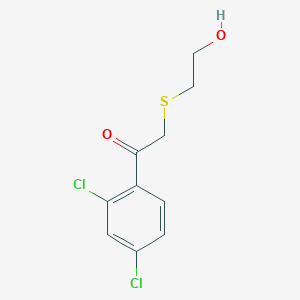 1-(2,4-Dichlorophenyl)-2-((2-hydroxyethyl)thio)ethan-1-one