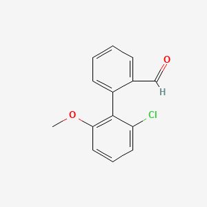 2'-Chloro-6'-methoxy-[1,1'-biphenyl]-2-carbaldehyde