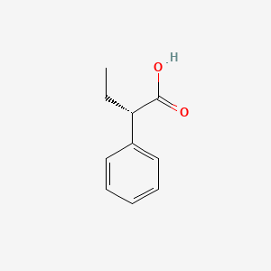 molecular formula C10H12O2 B1363286 (S)-(+)-2-苯基丁酸 CAS No. 4286-15-1