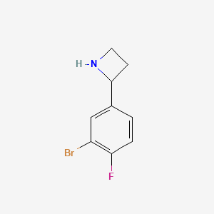 2-(3-Bromo-4-fluorophenyl)azetidine