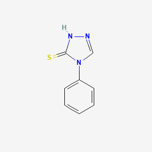 molecular formula C8H7N3S B1363287 4-苯基-4H-1,2,4-三唑-3-硫醇 CAS No. 5373-72-8