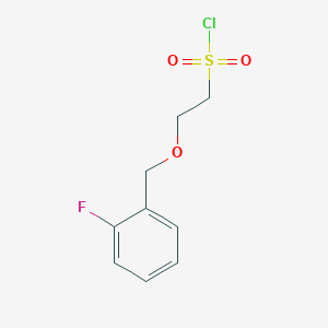 2-((2-Fluorobenzyl)oxy)ethane-1-sulfonyl chloride