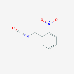 molecular formula C8H6N2O3 B13632917 1-(Isocyanatomethyl)-2-nitrobenzene 